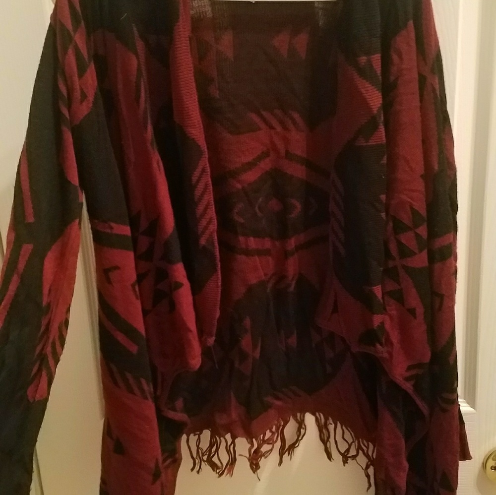Aztec long sleeve cardigan